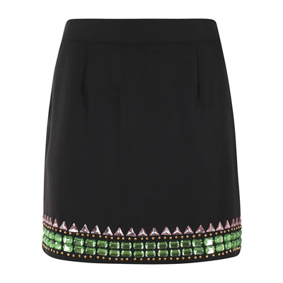 Versierde Glaciers Rok Essentiel Antwerp , Black , Dames