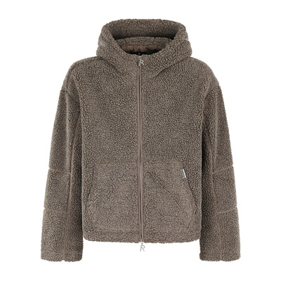 Warme Fleece Hoodie Jas Represent , Gray , Heren