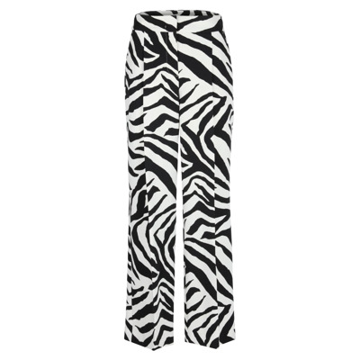 Wijde Zebra Print Broek Marc Cain , Multicolor , Dames