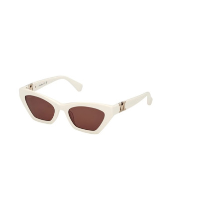 Wit Bruin Zonnebril Emme13 Mm0057 Max Mara , White , Unisex