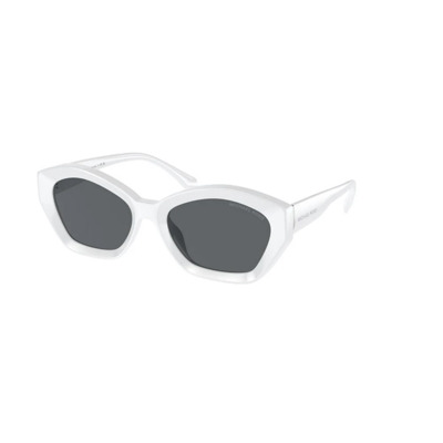 Wit frame met donkergrijze lenzen Michael Kors , White , Unisex