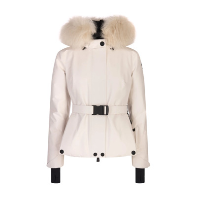 Witte Alpine Ski Jas Laplance Moncler , White , Dames