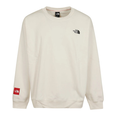 Witte Dune Axys Crew Sweatshirt The North Face , Beige , Heren