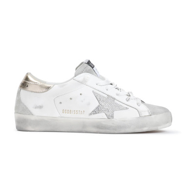 Witte Sneakers met Uniek Design Golden Goose , White , Dames