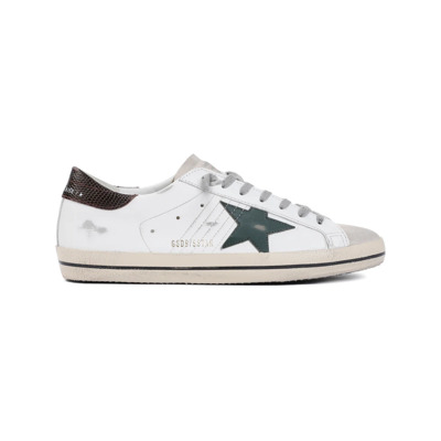 Witte Sneakers met Uniek Design Golden Goose , White , Heren