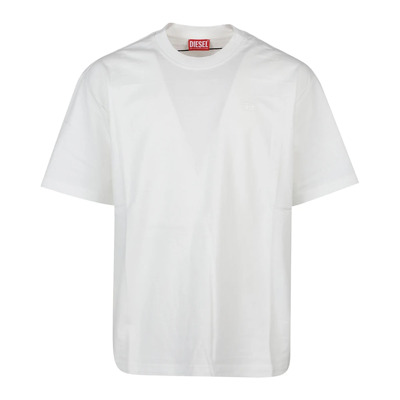 Witte T-Boggy Megoval-D T-Shirt Diesel , White , Heren