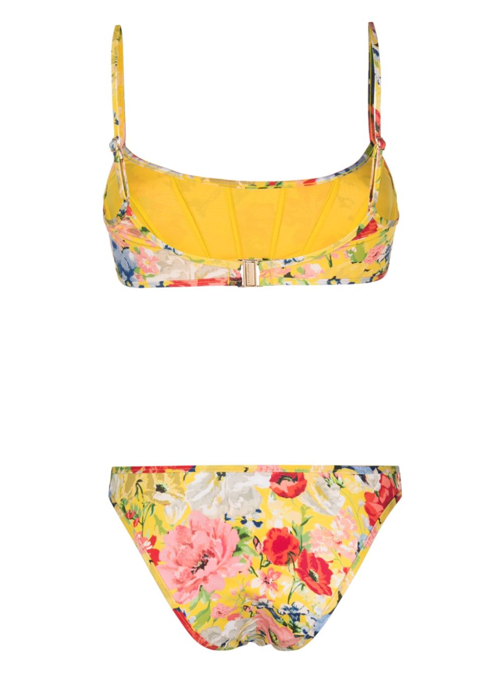 ZIMMERMANN Alight bikini met bloemenprint - Geel