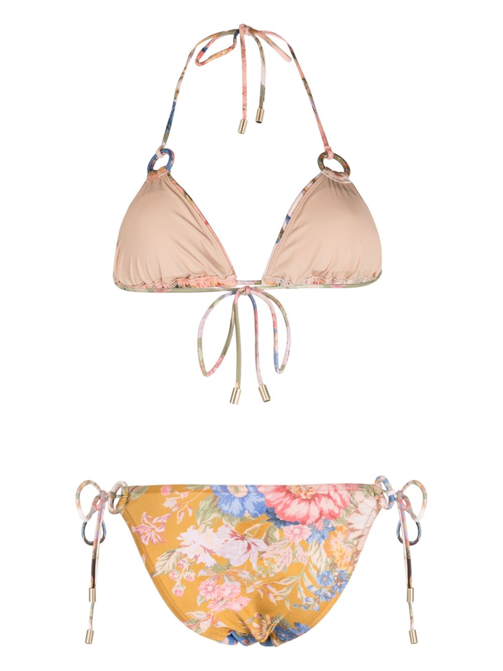 ZIMMERMANN Bikini met print - Blauw