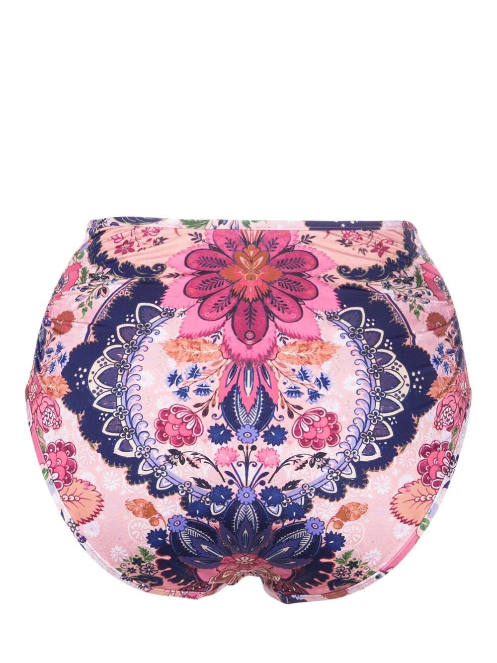 ZIMMERMANN Bikinislip met bloemenprint - Roze