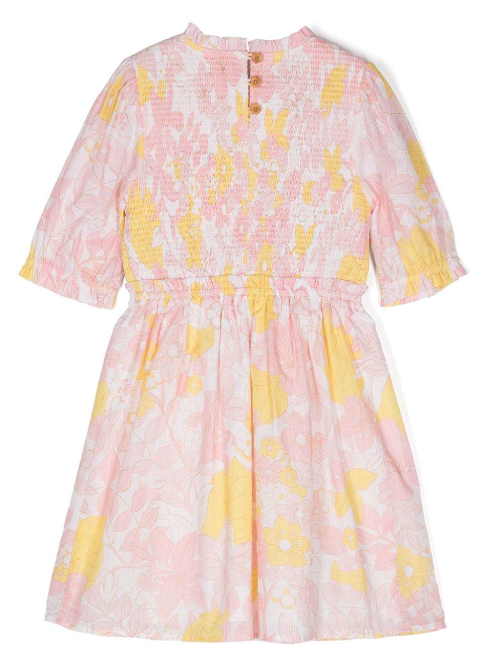 ZIMMERMANN Kids Jurk met bloemenprint - Roze