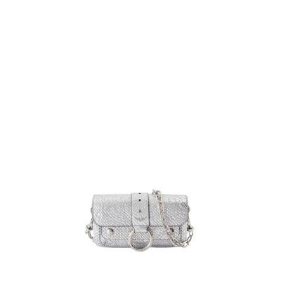 Zilveren Leren Crossbody Tas Zadig & Voltaire , Gray , Dames