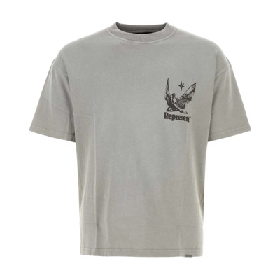 Zomer Spirits Katoenen T-shirt Represent , Gray , Heren