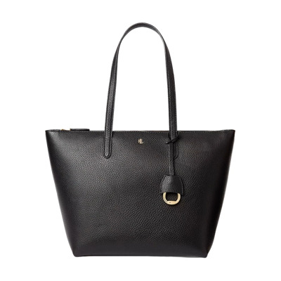 Zwarte Keaton 26 Eco Leren Tas Ralph Lauren , Black , Dames