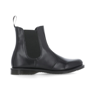 Zwarte Leren Chelsea Laarzen Dr. Martens , Black , Heren