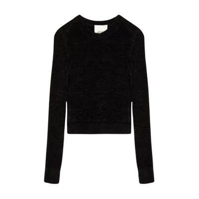 Zwarte Panila Trui Ronde Hals Isabel Marant , Black , Dames