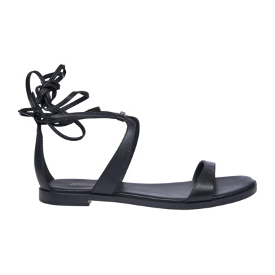 Zwarte Sandalen voor Vrouwen Ss24 Michael Kors , Black , Dames