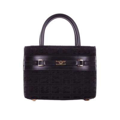 Zwarte tas met Pochette Elisabetta Franchi , Black , Dames