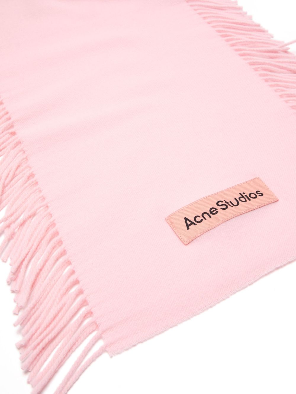 Acne Studios Sjaal met franjes - Roze