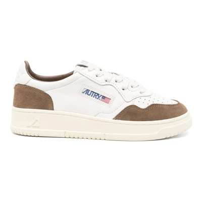 Ademende rubberen zool sneakers Autry , White , Dames