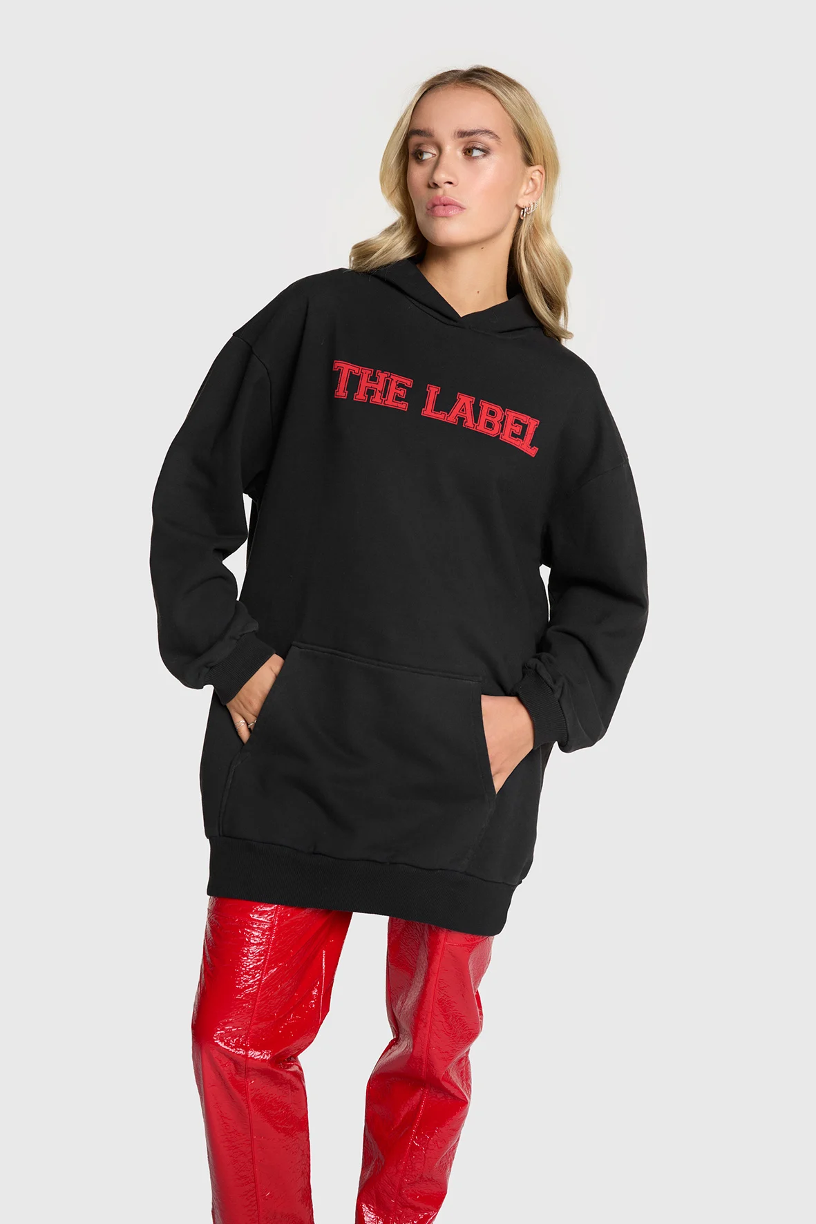 Alix The Label 2409375870 hooded sweat dress