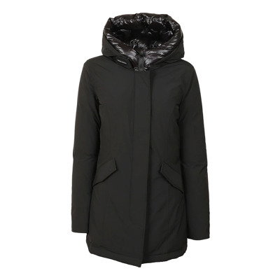 Arctische Parka in Zwart Nylon Woolrich , Black , Dames