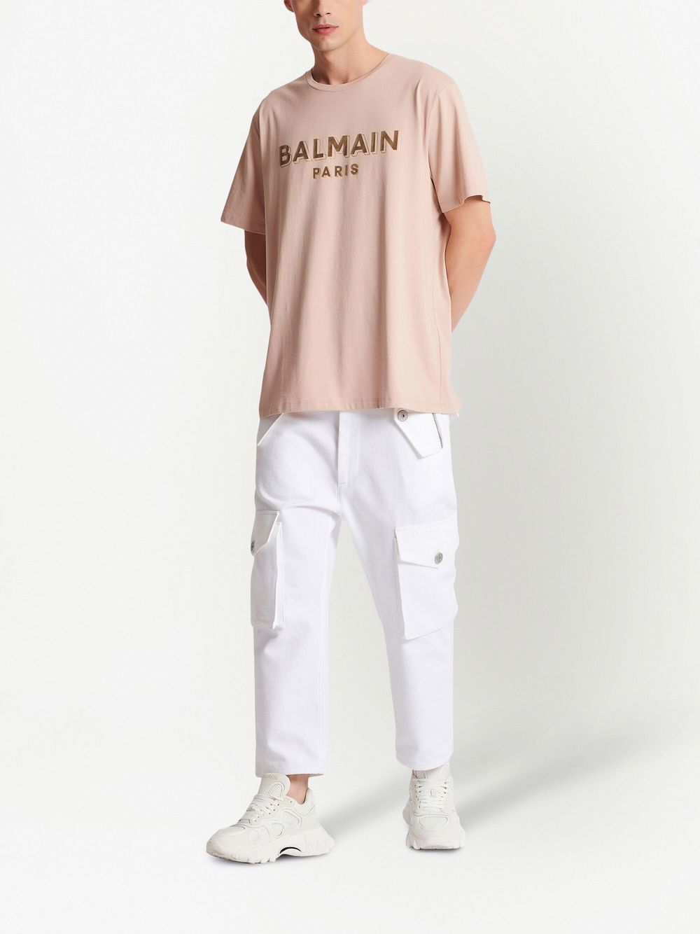 Balmain Cargo broek - Wit