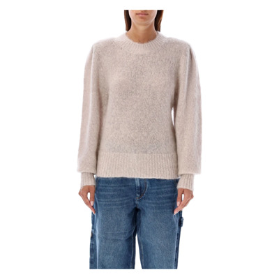 Beige Gebreide Esmee Sweater Aw24 Isabel Marant Étoile , Beige , Dames