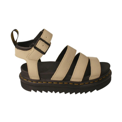 Beige Zigzag Sandalen voor Vrouwen Dr. Martens , Beige , Dames