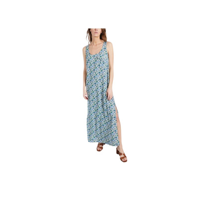 Blauwe Bloemen Maxi Jurk Essentiel Antwerp , Multicolor , Dames