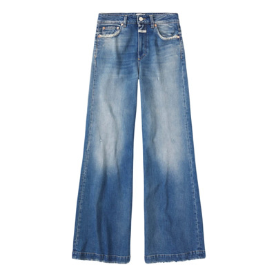 Blauwe Denim Glow-up Jeans Closed , Blue , Dames