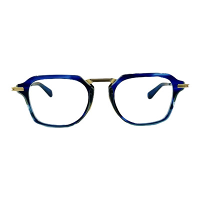 Blauwe Swirl Optische Bril Dita , Blue , Unisex