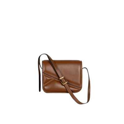 Bruine Crossbody Tas met Magnetische Sluiting Wandler , Brown , Dames