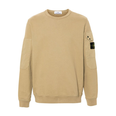 Bruine Sweater Collectie Stone Island , Brown , Heren