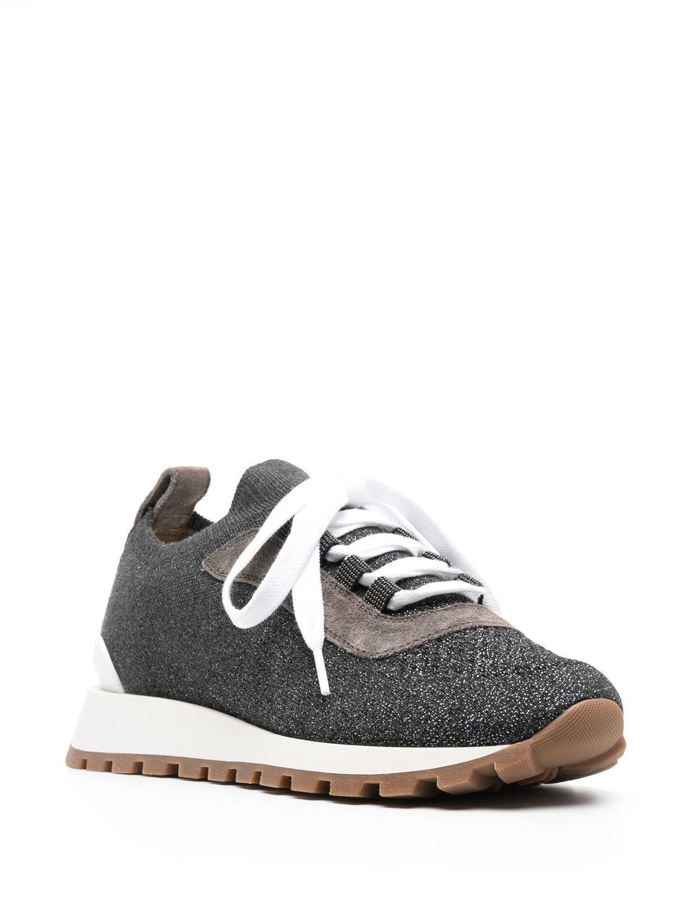 Brunello Cucinelli Low-top soksneakers - Grijs