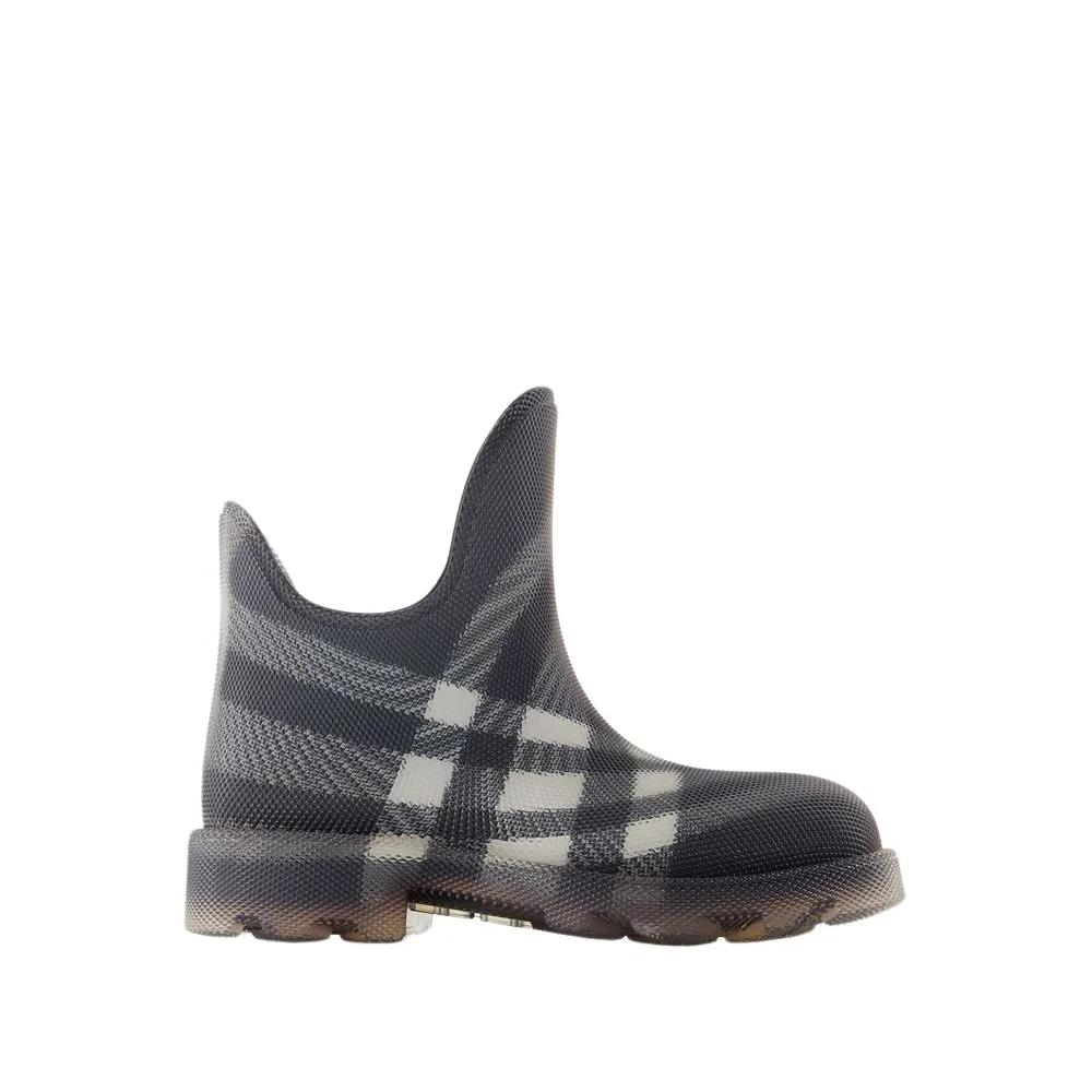 Burberry Boots - Lf Marsh Low Ankle Boots - Rubber - Black in zwart