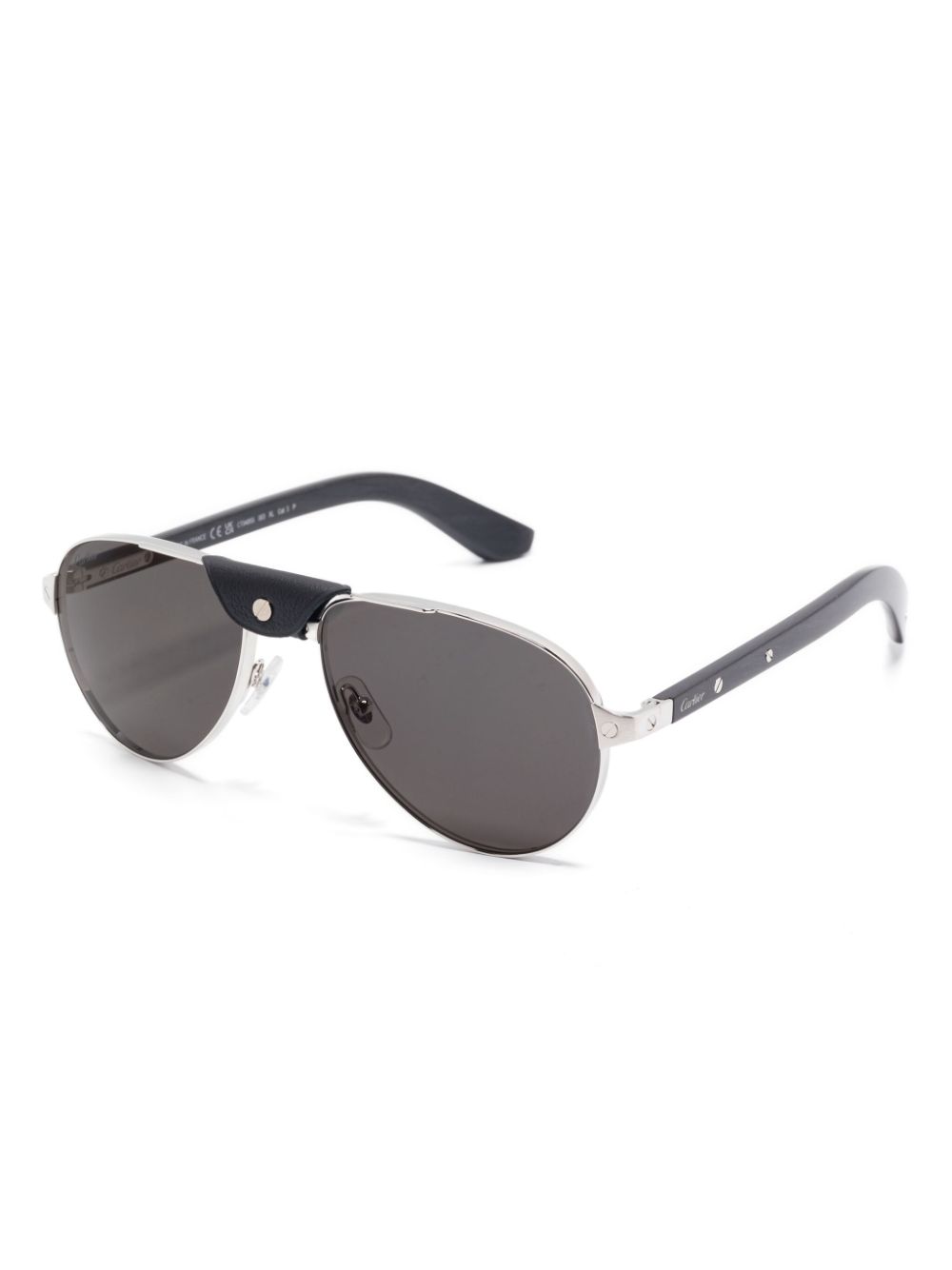 Cartier Eyewear Santos De Cartier zonnebril - Zilver