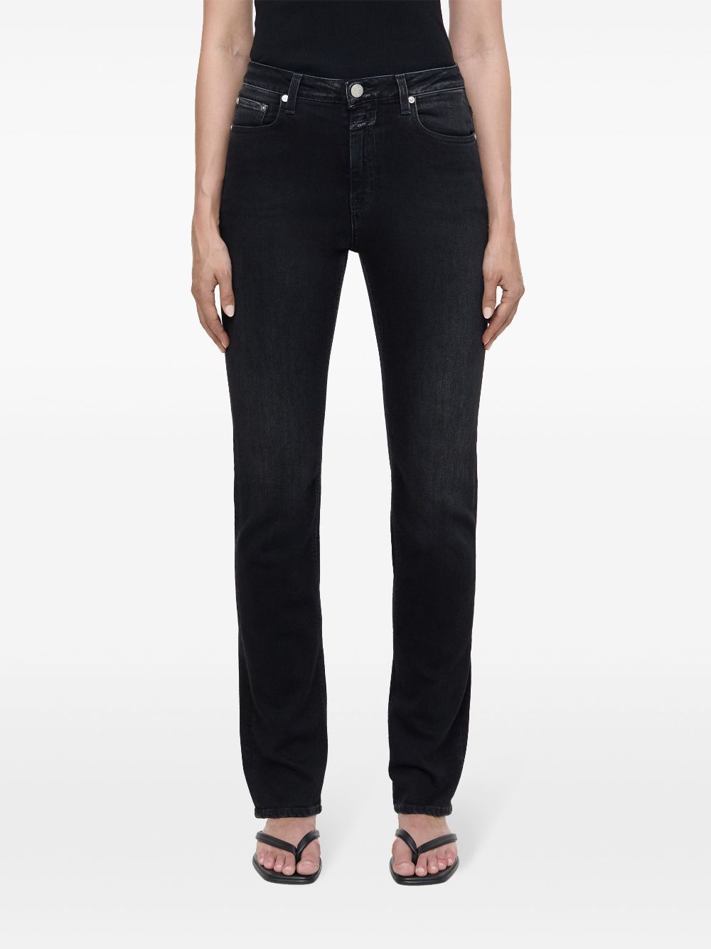 Closed Jaylen mid waist flared jeans - Grijs