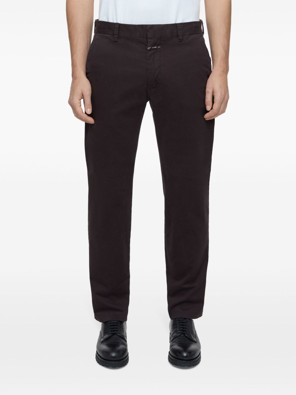 Closed Slim-fit broek - Bruin