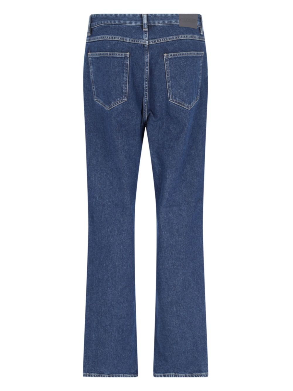 Closed Straight jeans met logopatch - Blauw