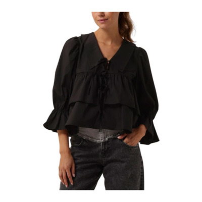 Crisp Collar Blouse Co'Couture , Black , Dames