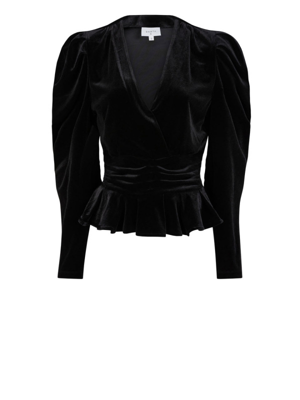 Dante 6 D6smoke velvet peplum