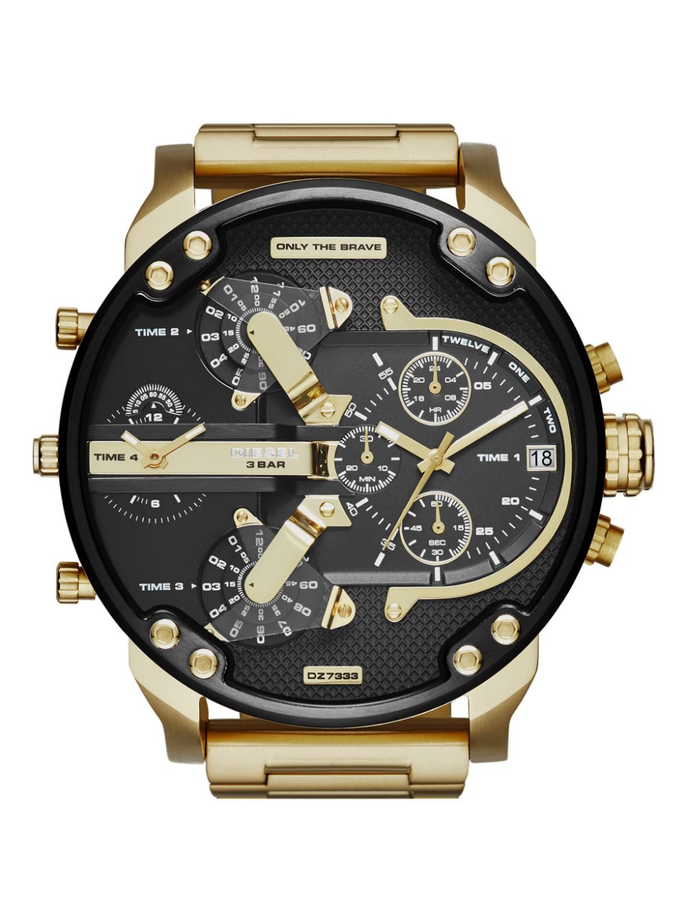 Diesel Dz7333 Mr. Daddy 2.0 Chronograph 57mm horloge - Goud