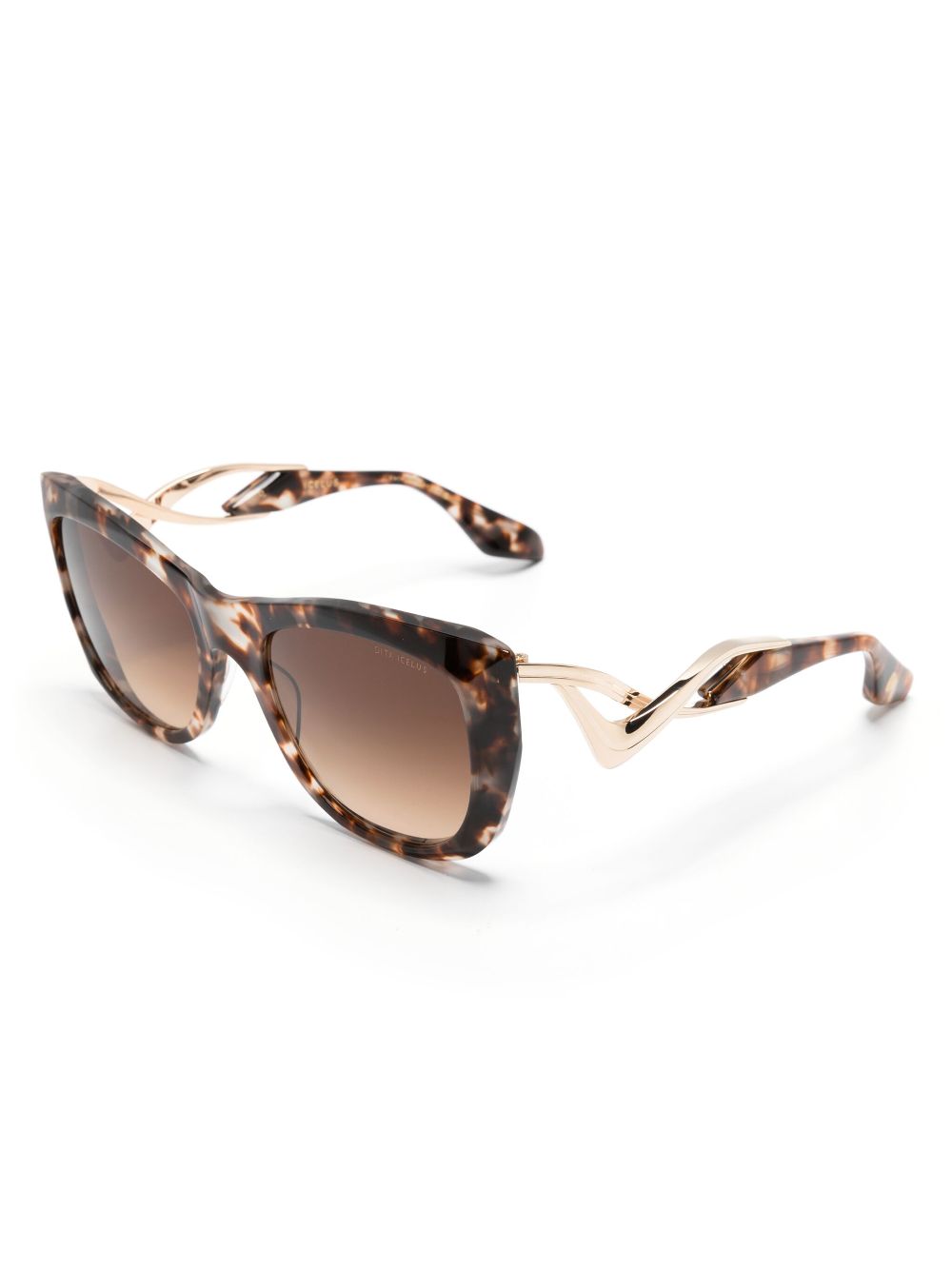 Dita Eyewear Icelus zonnebril met cat-eye montuur - Bruin