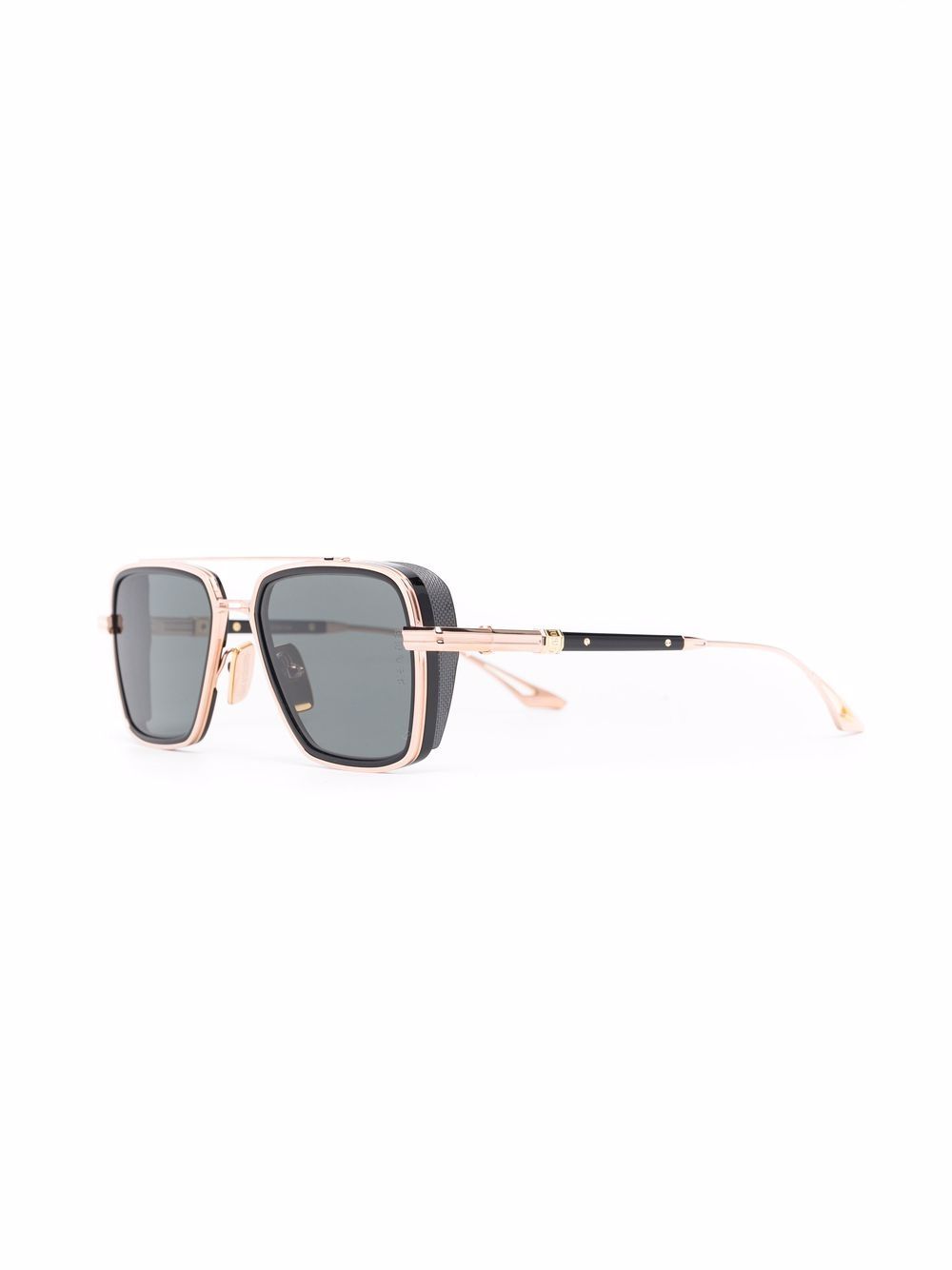 Dita Eyewear Zonnebril met vierkant montuur - Goud