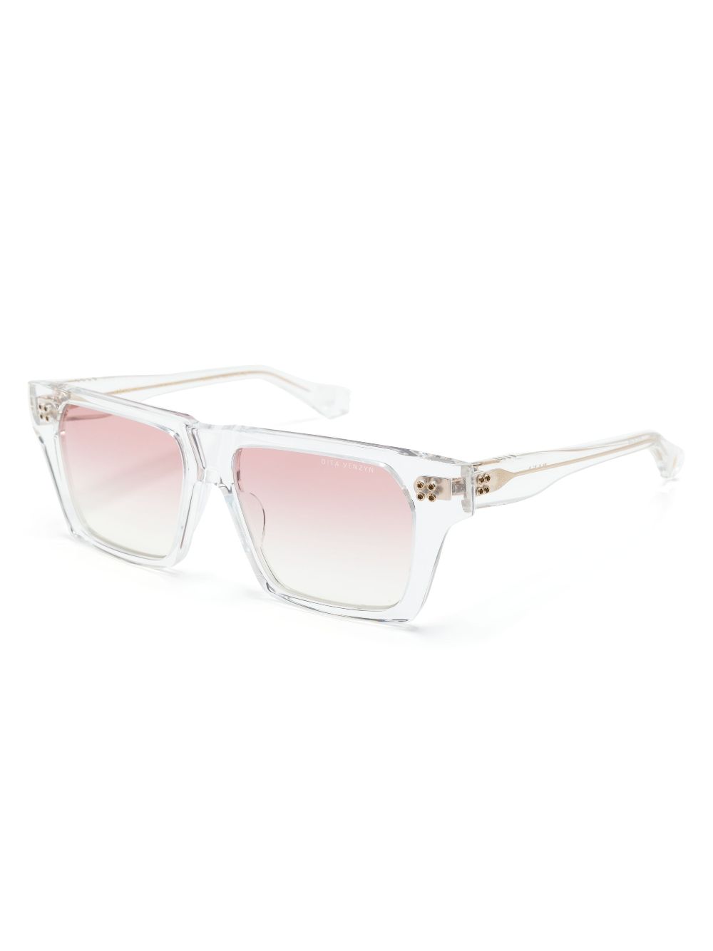 Dita Eyewear Zonnebril met vierkant montuur - Wit