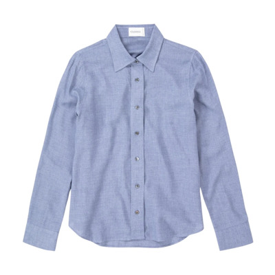 Donkere Nacht Blouse Closed , Blue , Heren