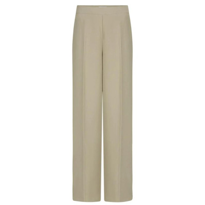 Elegante Wijde Broek Dante 6 , Beige , Dames