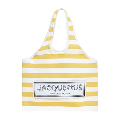 Gestreepte Gebreide Tote Tas Jacquemus , Multicolor , Dames