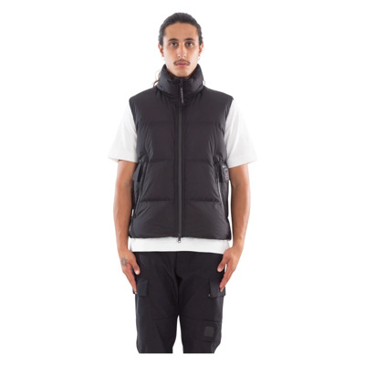 Gewatteerd vest met capuchon in Pertex-stijl C.p. Company , Black , Heren