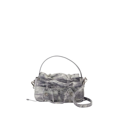 Gewatteerde Lam Crossbody Tas - Grijs Acne Studios , Gray , Dames